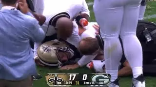 Derek Carr Shoulder Injury 🙏🙏 | Saints vs Packers