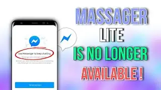 Solved: Messenger Lite No Longer Available