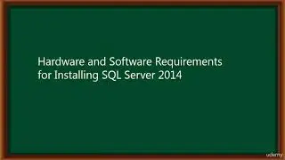 SQL Tutorial - Hardware and software requirements Installing SQL Server- Lesson 5