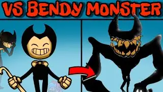 Friday Night Funkin VS Bendy Monster FULL WEEK | Inkwell Hell (FNF MOD/Hard) (Bendy the Devil)