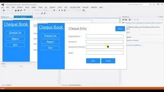 How to Create Cheque Entry Software in CSharp 2012 Part 2