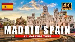 Madrid, Spain Summer 2024 Walking Tour | 4K HDR / 60fps