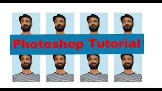 How to create a passport size photo Hindi | passport size photo kaise banaye | Photoshop Tutorial