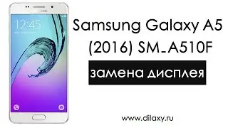 Как заменить экран на Samsung Galaxy A5 SM A510F (2016). Как разобрать Samsung Galaxy A5 (2016)