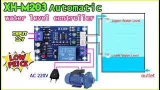 XH-M203 Full Automatic Water Level Controller Pump Switch Module Ac/Dc 12V Relay Sensors