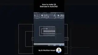 😇 How to make AutoCAD 2D Stairs in Just 1 Min 