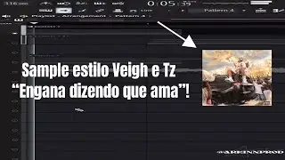 Produzindo um sample estilo Veigh e Tz “Engana dizendo que ama”! #shorts