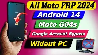 All Motorola Frp Bypass New Security Android 14 - Moto G04s Frp Bypass 2024 | No Need Pc