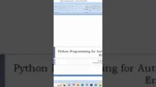 python course part 1