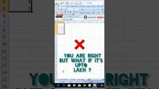 Serial Number in excel shortcut || Automatic serial Number in Excel