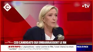 Prise d’otage, propos racistes : d’encombrants candidats RN - La Story - C à Vous- 02/07/2024