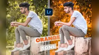 Lightroom Moody Orange Tone Photo Editing Tutorial