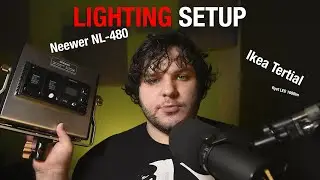 Lighting setup under 100 Euro (Ikea Tertial, Neewer NL 480)