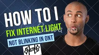 How I fix internet light not blinking in Tamil | TecH FiberNeT