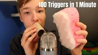 ASMR 100 Triggers In 1 Minute #2