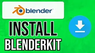 How to INSTALL BlenderKit ADDON in Blender 2024 | BlenderKit Installation Guide