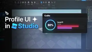 How To Make A Clean Profile UI In Roblox Studio