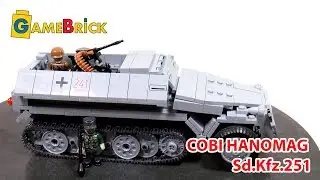 Бронетранспортер Hanomag Sd.Kfz.251 COBI 2442 обзор [музей GameBrick]