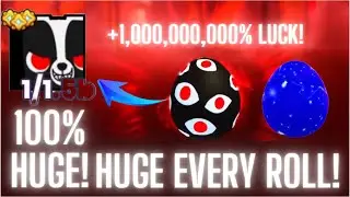 using +1,000,000,000% luck in pet go! I GOT INSANE HUGES!