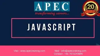 Javascript  Training Institutes in Hyderabad | Introduction to Javascript