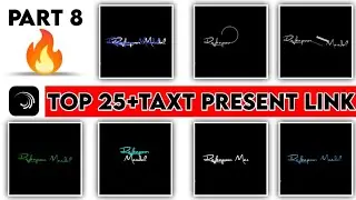 Top 25 Alight Motion Text Animation Presets | Text Preset Alight Motion | Alight Motion Present Link