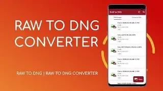 Raw to DNG converter