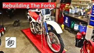 Honda XR250R Rebuild Front Forks, The Frist Step in Saving This Dirt Bike.