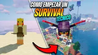 Cómo Empezar un Survival Técnico en Minecraft en 2024 | Tutorial