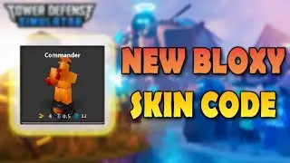 Tower Defence Simulator - NEW CODE - Commander BLOXY Skin