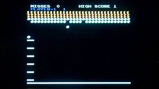 Avalanche Arcade Gameplay (Atari Flashback Classics Vol. 3)