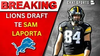 BREAKING: Lions Draft TE Sam LaPorta From Iowa, 34th Pick| 2023 NFL Draft