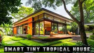 Modern Tiny Tropical House - Smart Concept, Minimalist and Aesthetic Design