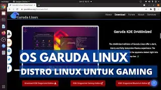 GARUDA LINUX REVIEW || DISTRO LINUX UNTUK GAME 2021