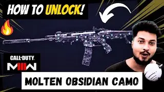 How to unlock Molten Obsidian camo in Warzone and #MW3 #modernwarfare3 || by borntoplaygames