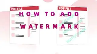 How to Add Watermark in PDF?