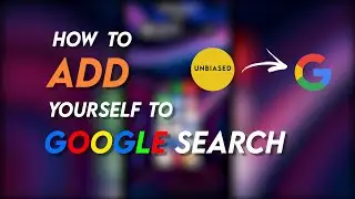 How to ADD yourself to Google Search Results | Business card on Google