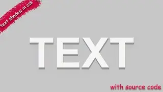 text shadow in css | text shadow css