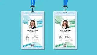 Abstract Identity Card Design | Photoshop Tutorial