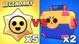 5 Legendary Star Drops VS 2 Mega Boxes | Brawl Stars