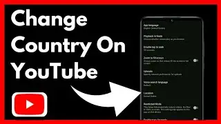 How to Change Country on YouTube Account | Simple And Easy (2024)