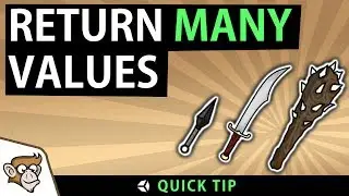 Return Many Values from a Function (Use the C# out keyword - Quick Unity Tip)