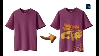 Place Logo on T shirt   Photoshop Tutorial