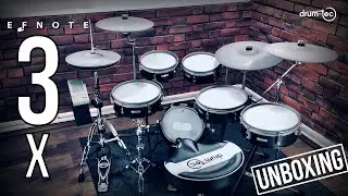 EFNOTE 3X electronic drums Unboxing & Playing by drum-tec