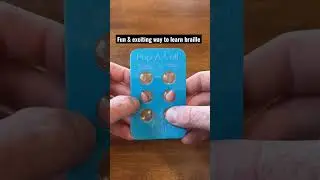 Pop-A-Cell…Great way to learn and practice braille characters 