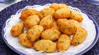 Croquetas de Bacalao portuguesas - Pastéis de Bacalhau (fáciles y deliciosas)