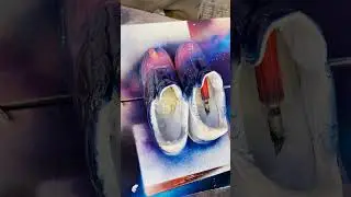 He Turned My Air Force Ones into Galaxy Sneakers 😱