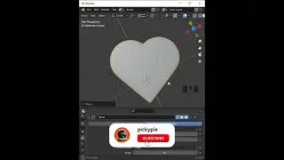 Create Love Heart in Blender