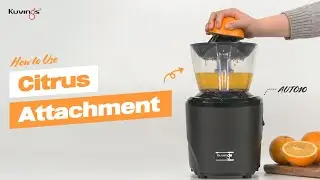 No need to peel citrus!🍊 How to use AUTO 10 Citrus Attachment