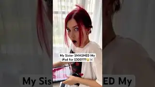 My Sister SMASHED My iPad for $300???😳☠️*help*
