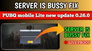 HOW TO Solve Pubg Mobile Lite Server Is Busy Please Try Again Later Problem |pubg lite restrict area